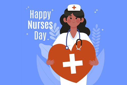 دانلود وکتور ویژه تبریک روز پرستار لایه باز